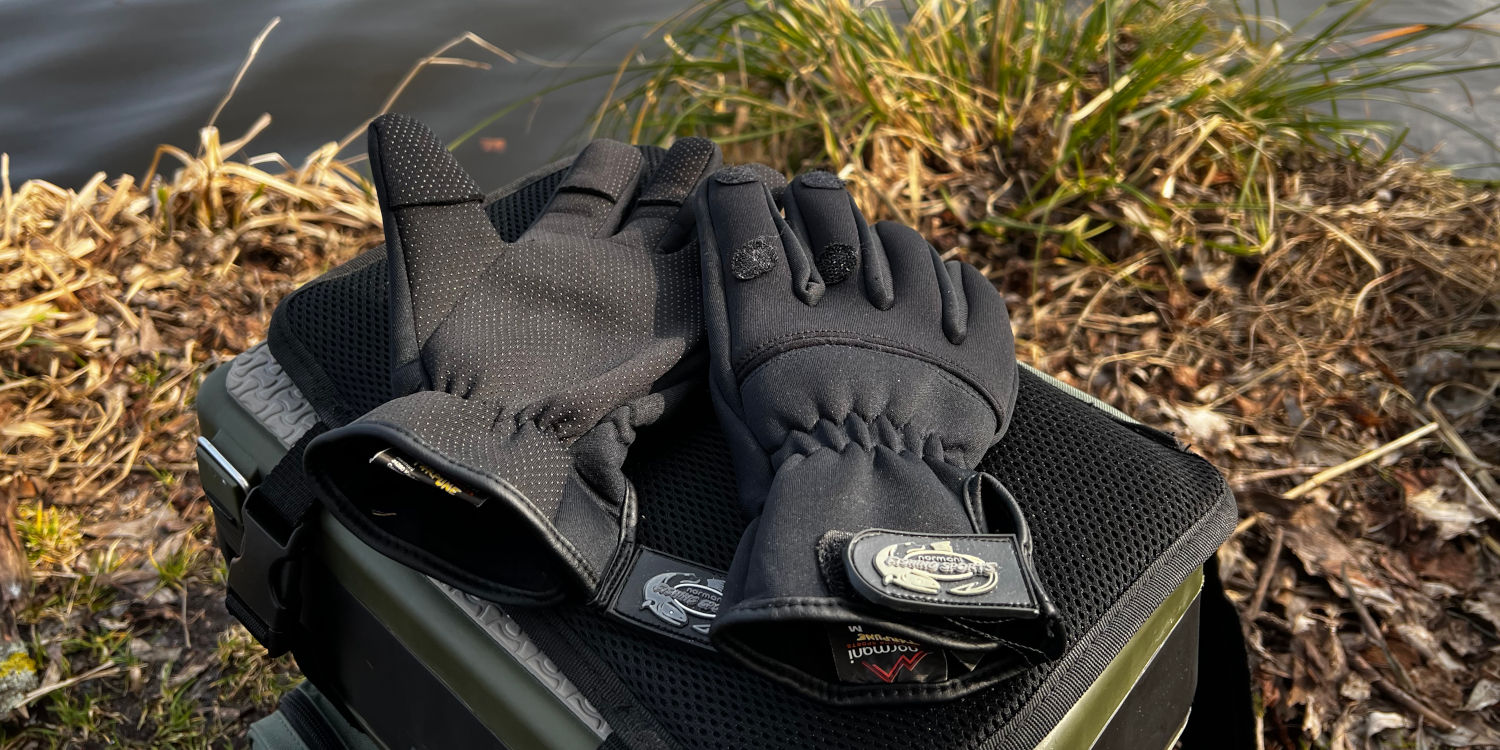 Owner Sensitive Gloves Handschuhe für Angler schwarz 