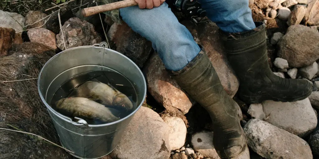 Angeleimer Falteimer Outdoor Convenience Fishing-Multifunktionales tragbares  zusammenklappbares Waschbecken Falteimer Wasserbehälter Angeleimer für  Reisen Camping Wandern